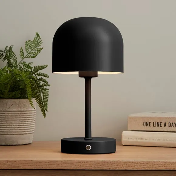 Rechargeable Touch Table Lamp - Black