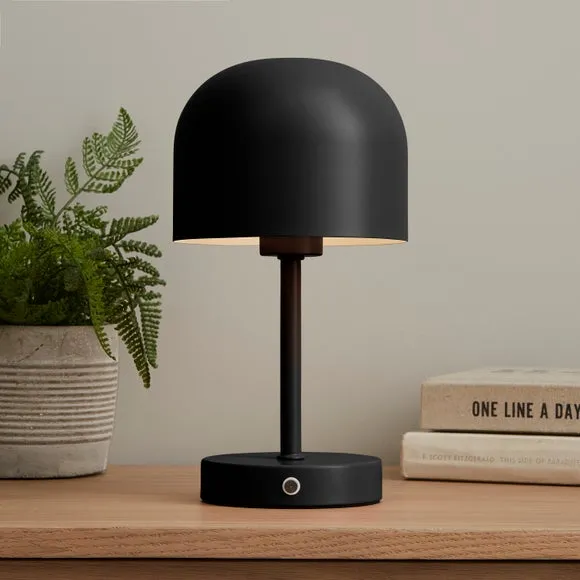 Rechargeable Touch Table Lamp - Black