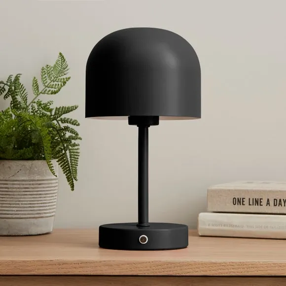 Rechargeable Touch Table Lamp - Black