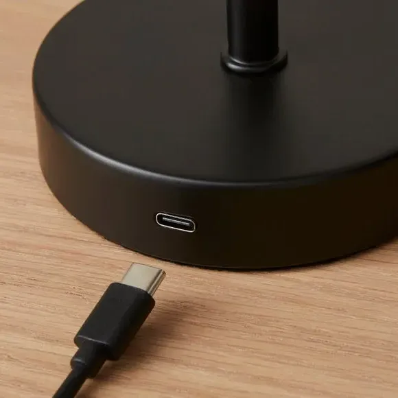 Rechargeable Touch Table Lamp - Black