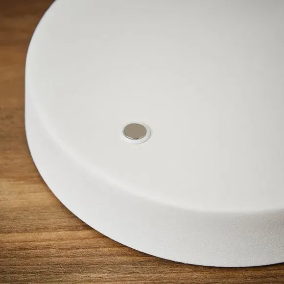 Rechargeable Touch Table Lamp - White, Metal