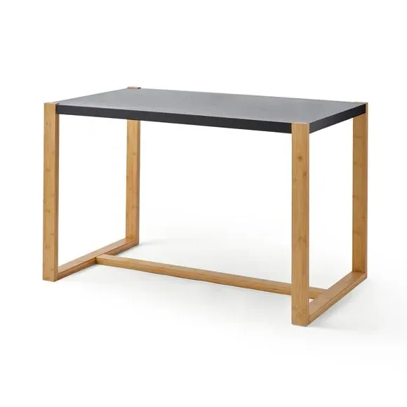 Rectangle 4-Seater Dining Table - Black, Wood