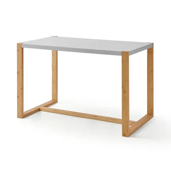 Rectangle 4-Seater Dining Table - Stone, Wood