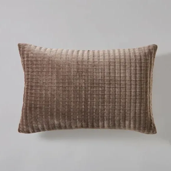 Rectangle Cushion Cover - Brown, Velvet