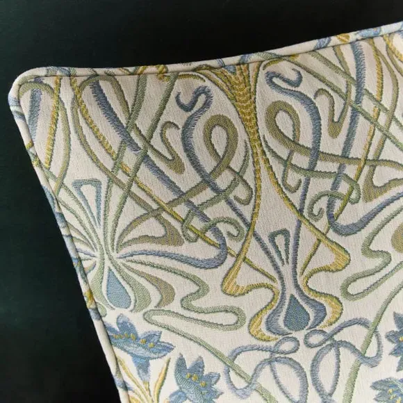 Rectangle Cushion Cover - Prussian Blue, Polyester