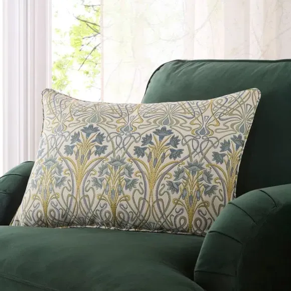 Rectangle Cushion Cover - Prussian Blue, Polyester