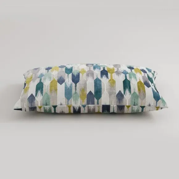 Rectangle Cushion Cut Velvet - Navy