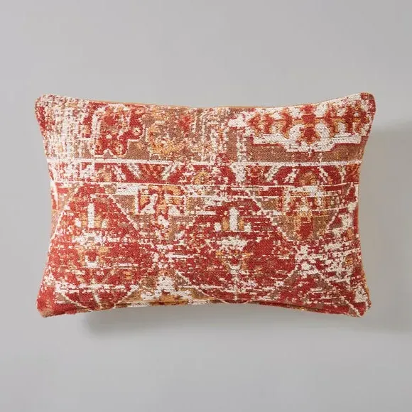 Rectangle Cushion Distressed - Orange, Cotton