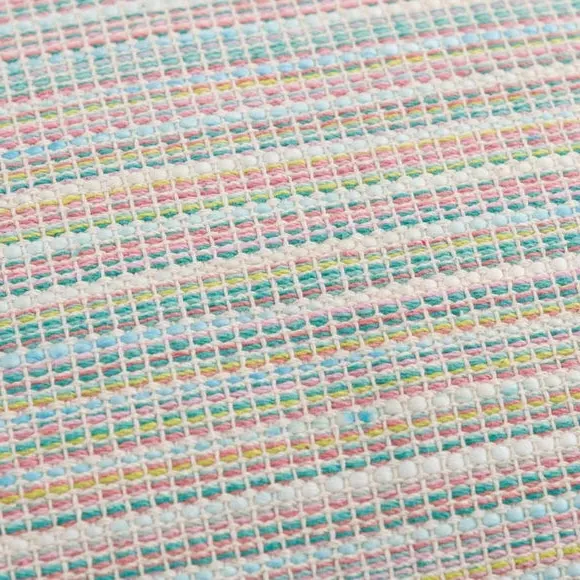 Rectangle Cushion with Fringe - Pastel, Cotton
