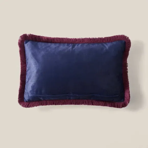 Rectangle Cushion with Tiger Design - Multicolor