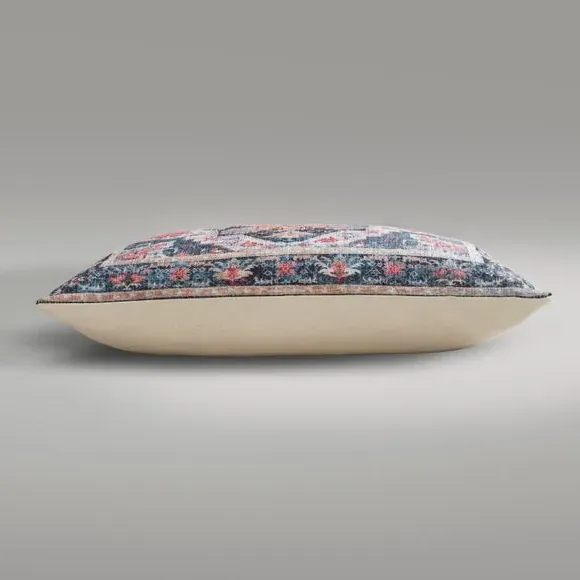 Rectangle Cushion with Zip - Multicolor, Chenille