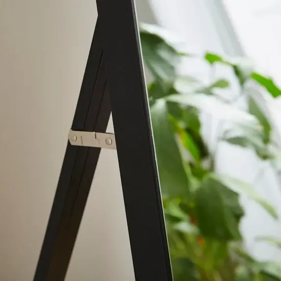 Rectangle Full Length Standing Mirror - Black