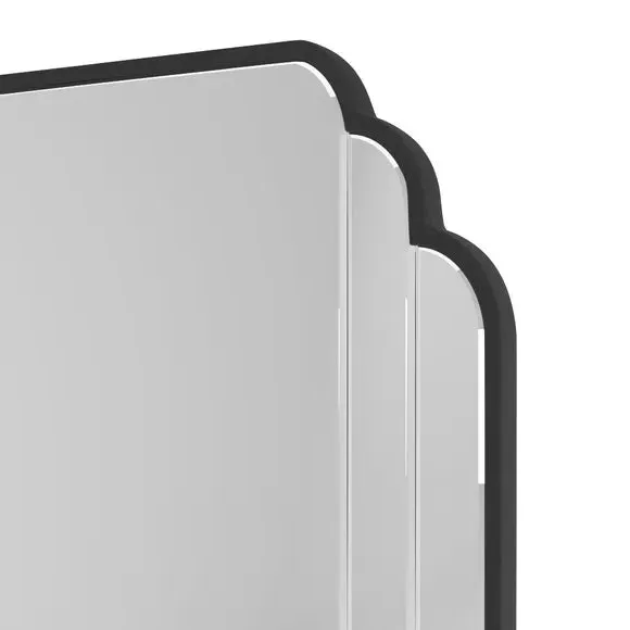Rectangle Full Length Wall Mirror - Black