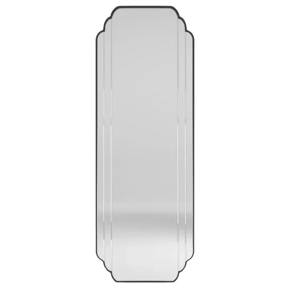 Rectangle Full Length Wall Mirror - Black