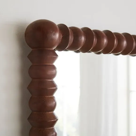Rectangle Full Length Wall Mirror - Brown, Mango
