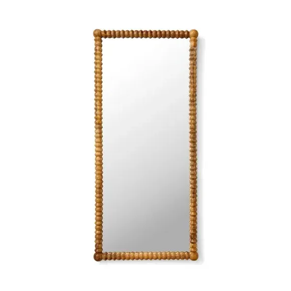 Rectangle Full Length Wall Mirror - Natural, Mango