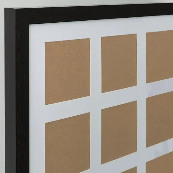 Rectangle Multi Photo Frame - Black