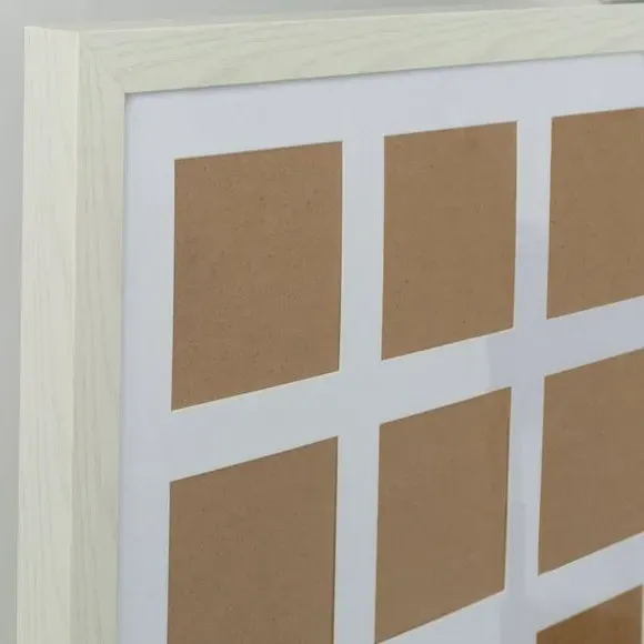 Rectangle Multi Photo Frame - White