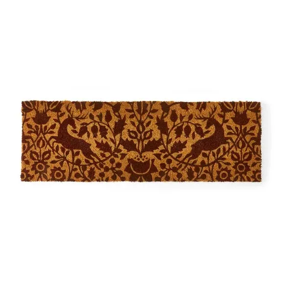 Rectangle Outdoor Doormat Deer Design - Natural, Coir