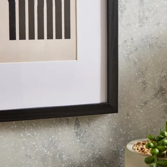 Rectangle Photo Frame with Mount - Black