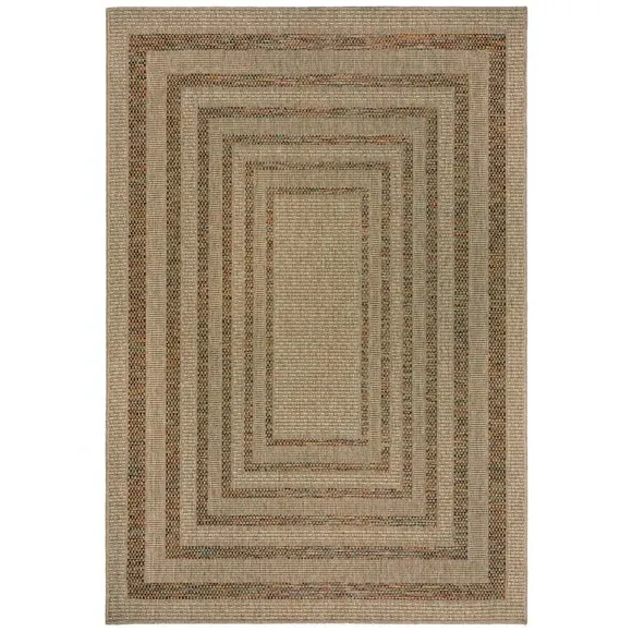 Rectangle Rug Indoor Outdoor - Natural