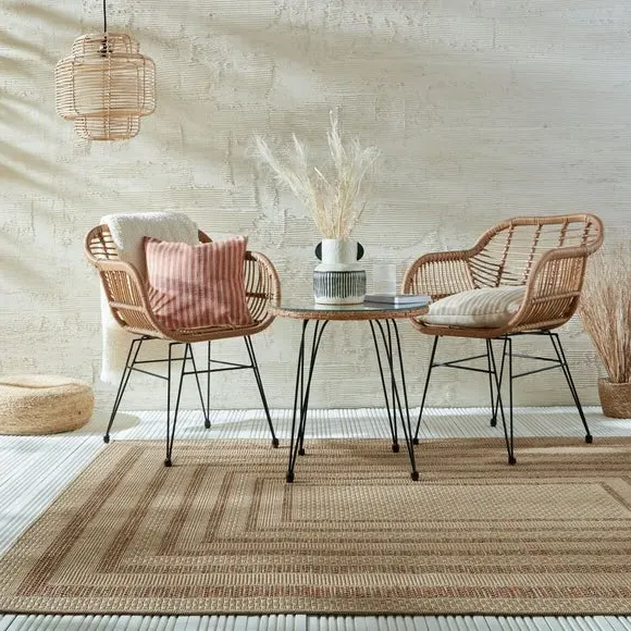 Rectangle Rug Indoor Outdoor - Natural