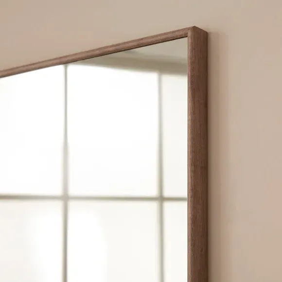 Rectangle Wall Mirror - Natural, Wood Effect