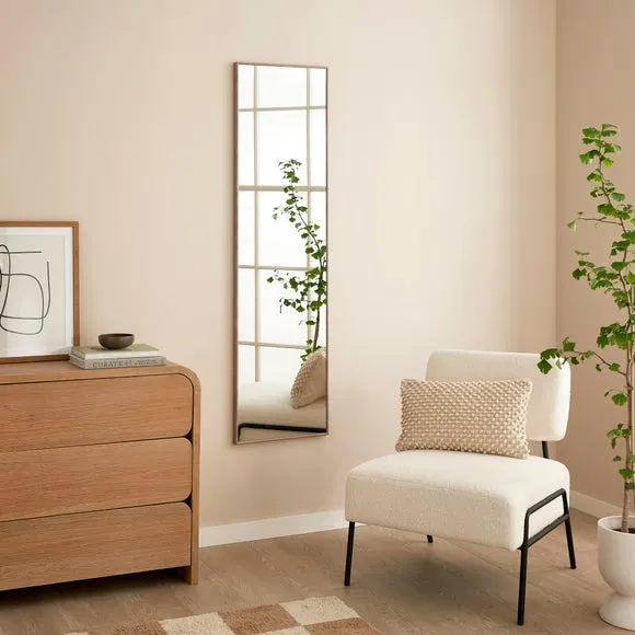 Rectangle Wall Mirror - Natural, Wood Effect image