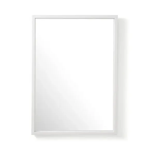 Rectangle Wall Mirror - White