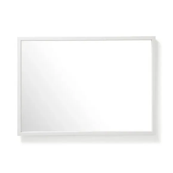 Rectangle Wall Mirror - White