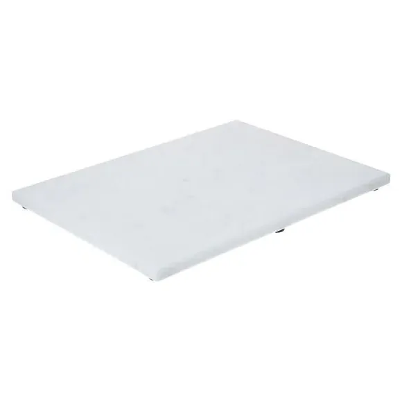 Rectangular Chopping Board - White, Marble