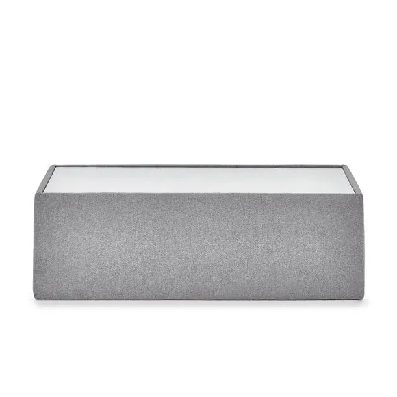 Rectangular Coffee Table - Grey, Glass