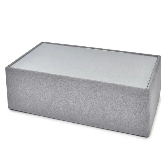 Rectangular Coffee Table - Grey, Glass