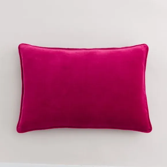 Rectangular Cushion Cover - Fuschia, Cotton