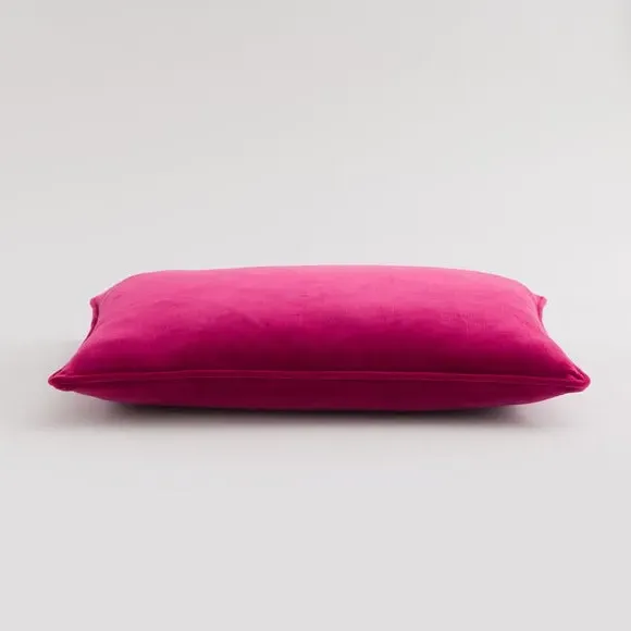 Rectangular Cushion Cover - Fuschia, Cotton