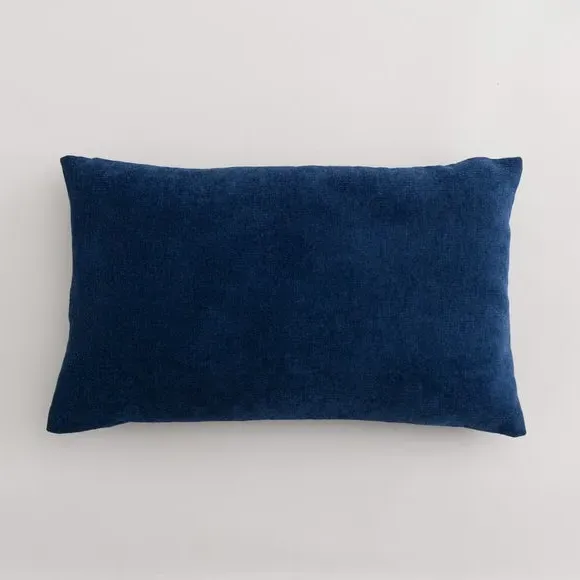 Rectangular Cushion Cover - Indigo, Velour