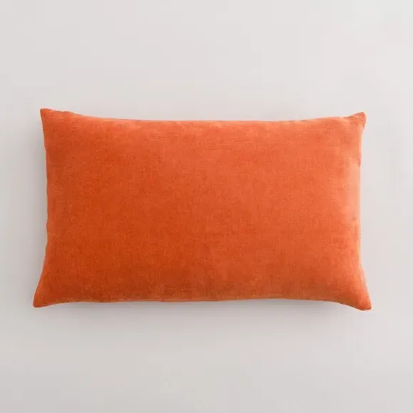 Rectangular Cushion Cover - Terracotta, Velour