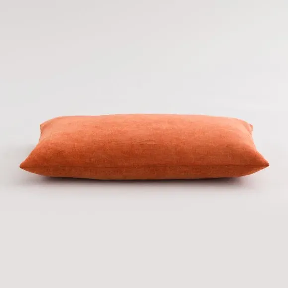 Rectangular Cushion Cover - Terracotta, Velour