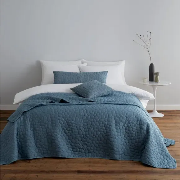 Rectangular Cushion Quilted - Teal, Polyester image