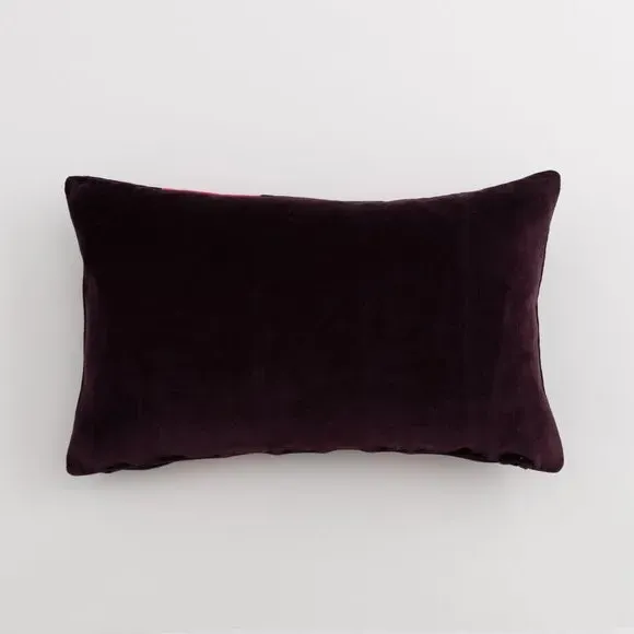 Rectangular Cushion Reversible - Black