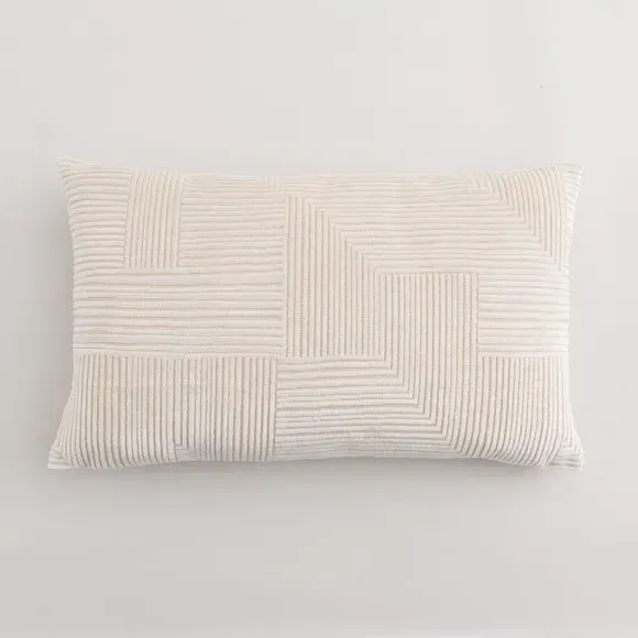 Rectangular Cushion Reversible - Natural