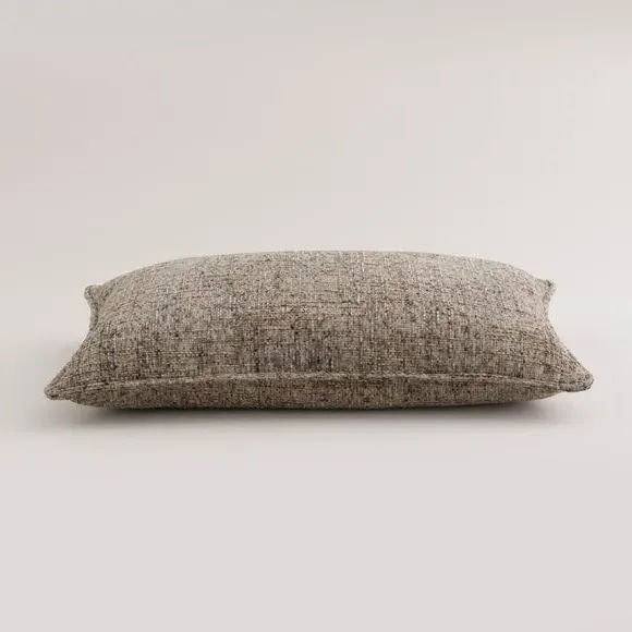 Rectangular Cushion with Feather Fill - Natural