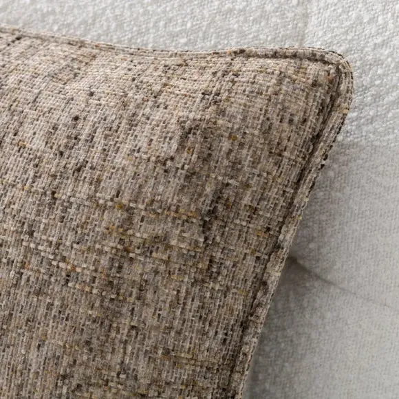 Rectangular Cushion with Feather Fill - Natural