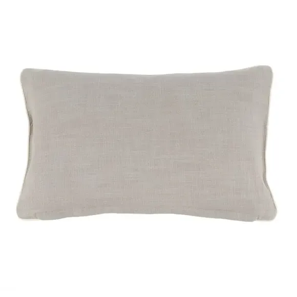 Rectangular Cushion with Love Lettering - Grey