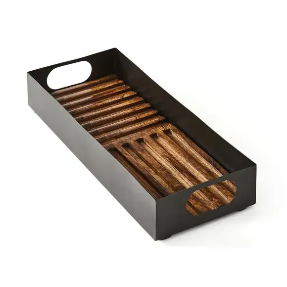 Rectangular Decorative Tray - Brown, Mango Wood
