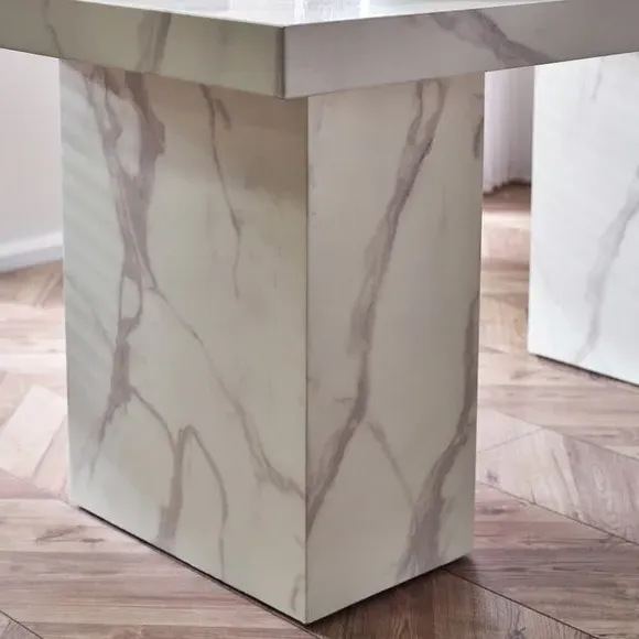 Rectangular Dining Table - White, Wood