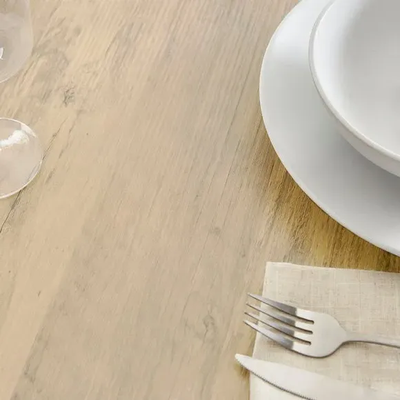 Rectangular Extendable Dining Table - Light Wood