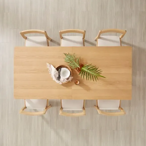 Rectangular Extendable Dining Table - Oak