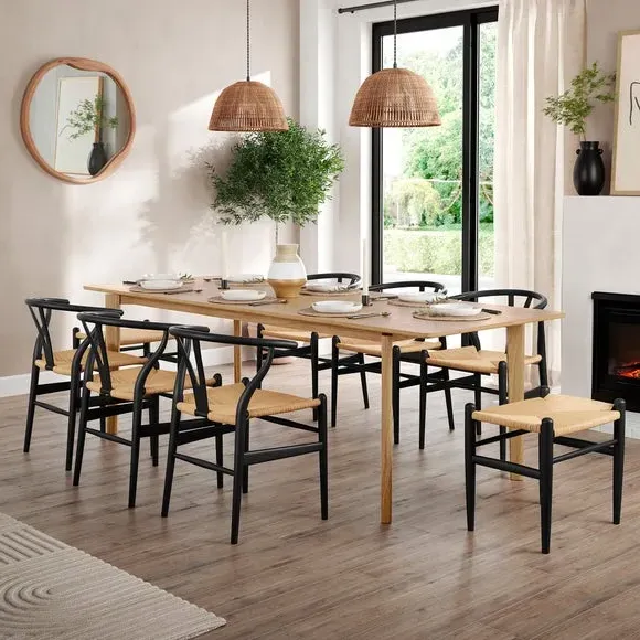 Rectangular Extendable Dining Table - Oak