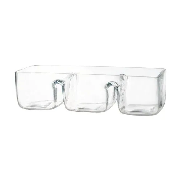 Rectangular Glass Dip Dish - Clear, Glass image